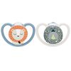 NUK Perfect Match Pacifier Air Night 6-18 m Lion
