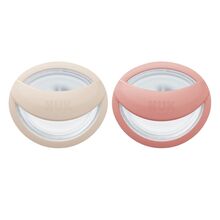 Perfect Match Pacifier 0-6 m Beige/Red