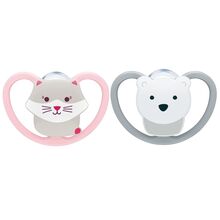 NUK Perfect Match Pacifier Air 6-18m Cat/Polarbear