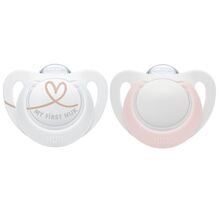NUK Star Napp 0-6 mån, Ljusrosa