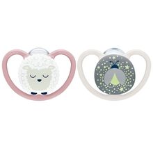 NUK Perfect Match Pacifier Air Night 0-6 m Sheep